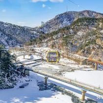 원주시, 25일 간현관광지 케이블카 개통식..."소금산 그랜드밸리 대단원"