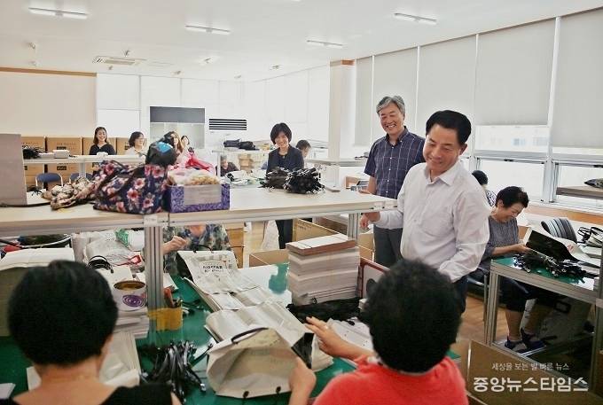 노인일자리 공동작업장(세일경로당) 방문