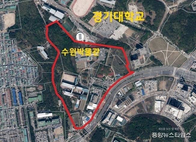 이의지구 지적재조사업 위치. (수원시 영통구청)