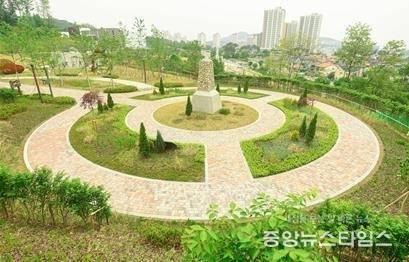 평화공원 내 구유엔군초전기념비 (사진=오산시)