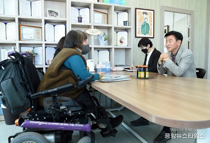 )장애인자립생활센터 방문 애로사항 청취