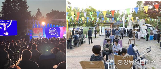 제1회 산업단지 근로자 퇴근길 콘서트 현장 / 남동구청 제공