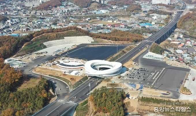 2025년 1월 1일 개통하는 세종-포천 고속도로 처인휴게소 전경.(용인시 제공)