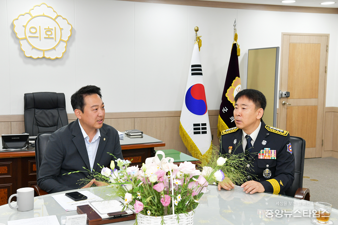 제12대 양평소방서장 접견
