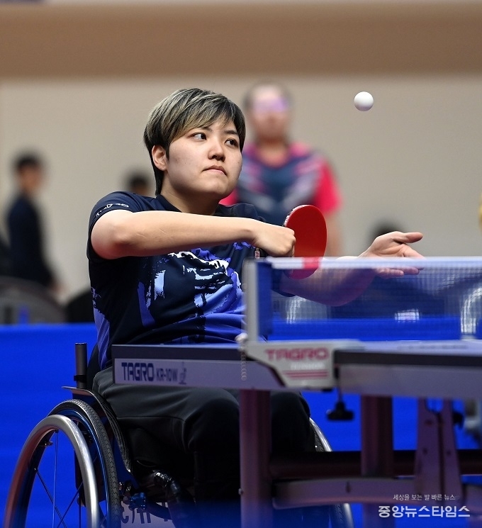 탁구 윤지유 선수 (출처 대한장애인체육회)