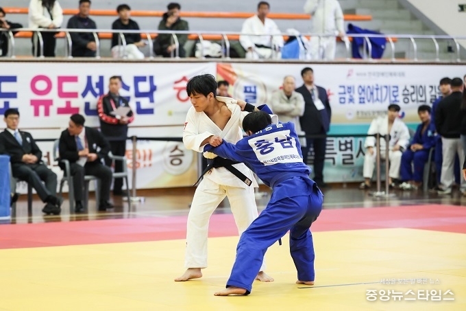 유도 김현빈 선수 경기 모습.(출처 대한장애인체육회)