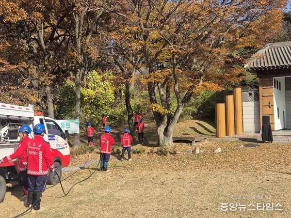 2025년 산불진화통합훈련.(인천시 제공)