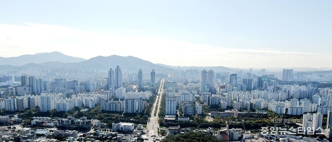 안양시내 전경.(안양시 제공)