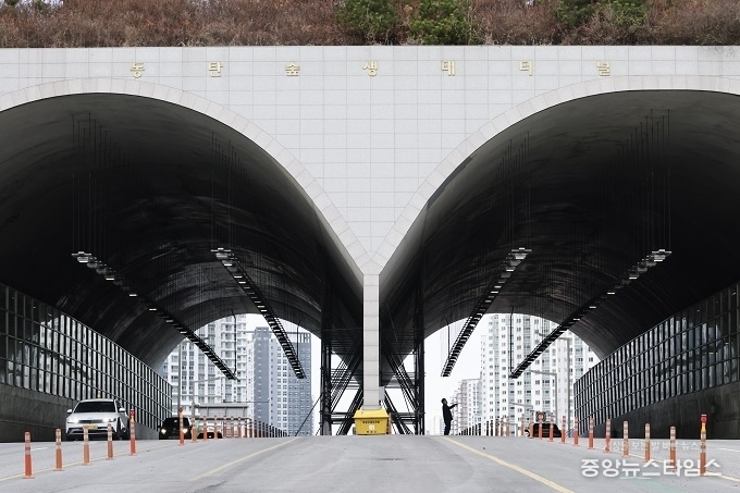 동탄숲 생태터널 경관.(화성시 제공)