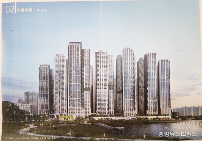 대방디에트르 주상복합단지 투시도