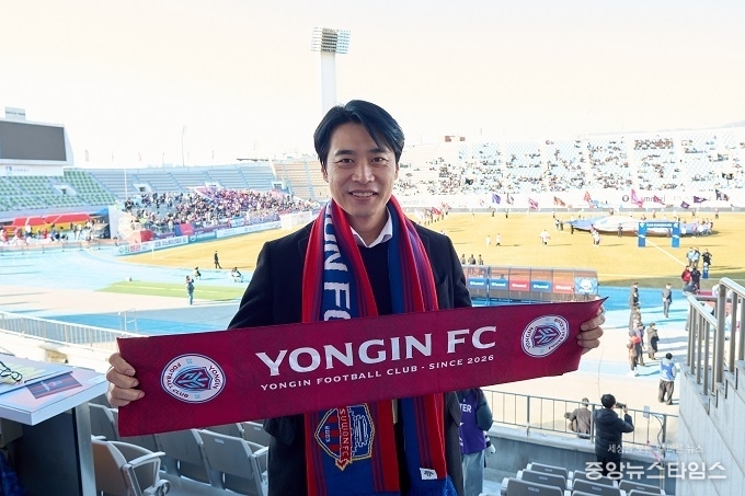 더불어민주당 경기도지사 경선 후보인 한준호 국회의원(고양시을)이 용인 FC 구단을 방문했다.(사진=한준호 의원실)