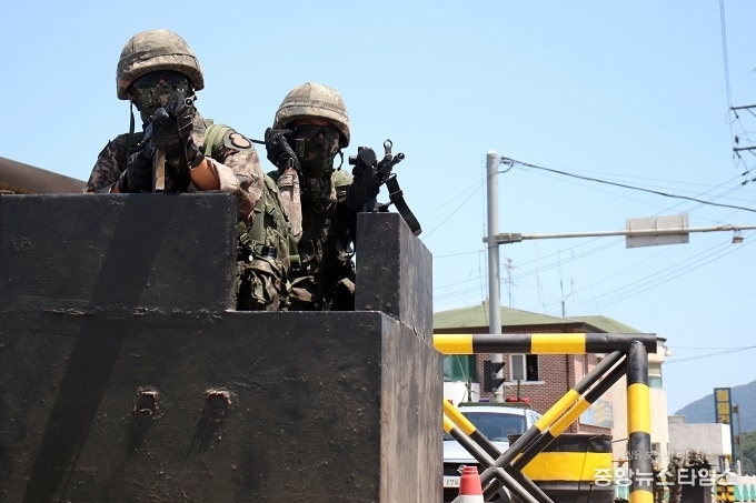 육군 8기동사단 2025 대침투종합훈련 모습.(사진=육군 8기동사단)