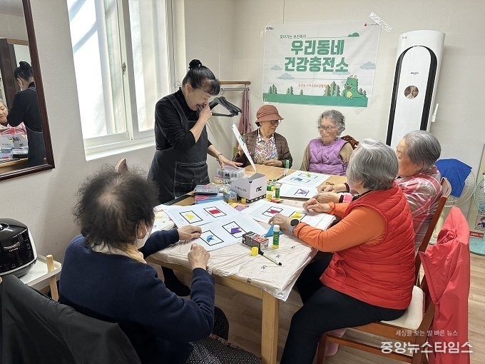 수지구 동천동 찾아가는 건강 서비스.(용인시 제공)
