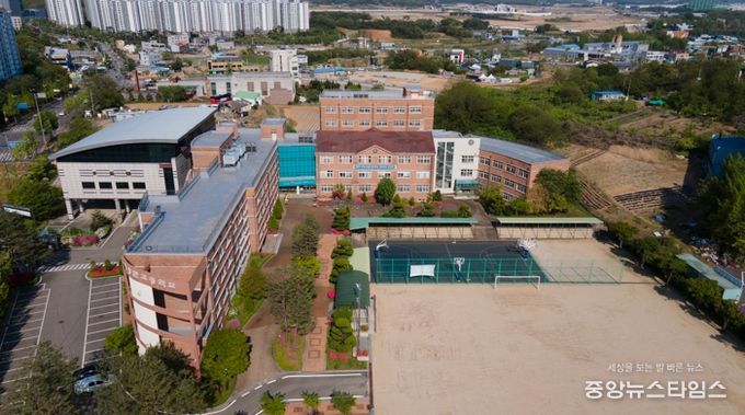 청사 이전 예정지(現 송탄고) 전경