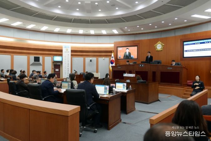 오산시의회 제281회 제2차 정례회 모습.(사진=오산시의회)