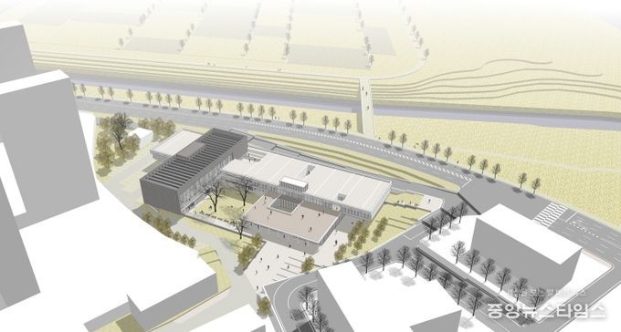 파주 문산보건지소 및 노인복지관 복합센터 설계 당선작 선정…2025년 완공 예정_당선작(조감도)