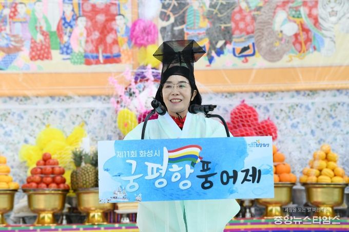 축사하는 화성시의회 조오순 경환위원장. (사진=화성시의회)