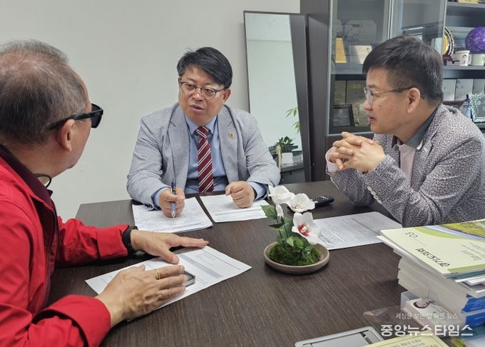 김재훈 의원, 경기도 시각장애인연합회 회원과 정담회 개최