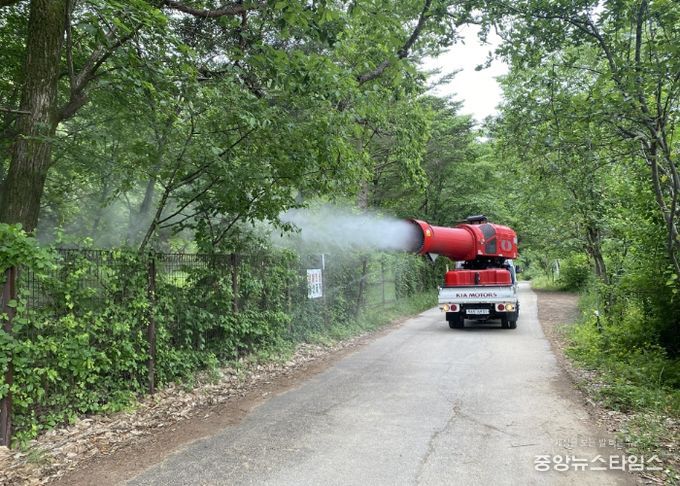 남양주시, 돌발해충 약제 공급으로 적기방제 실시