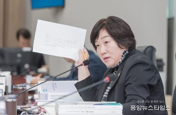 경기도의회 지미연 의원, 경기도청 추경심사 문제 지적