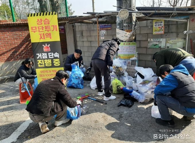 의정부시, 주말에도 무단투기 단속 지속…상습지역 거점 단속 실시