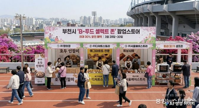 ‘B(Bucheon)-푸드 셀렉트 존’ 모습(AI 생성 이미지)