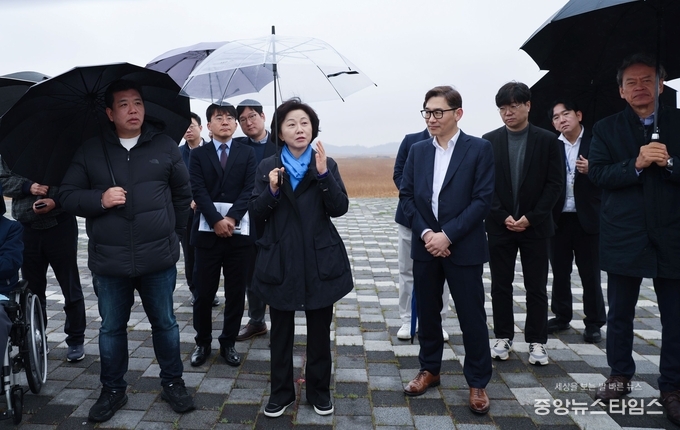 화성국제테마파크 현장점검.(사진=송옥주 의원실)