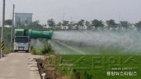 수원시, 농경지 친환경 광역방제 시행.jpg