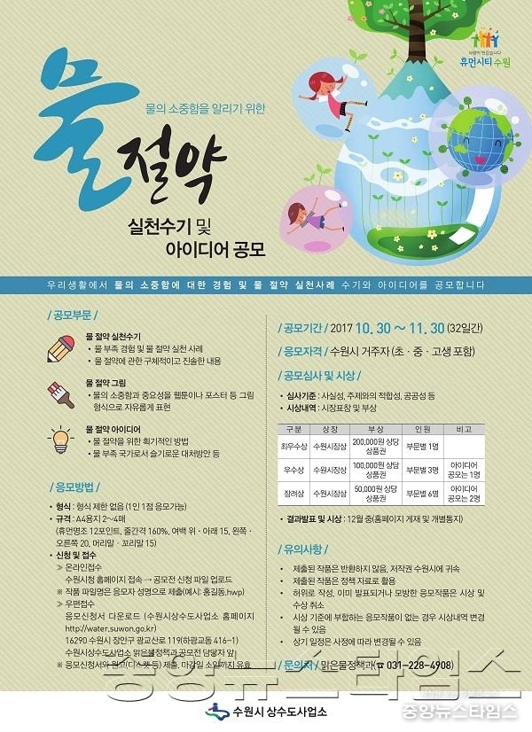 수원시, 물 절약 실천 수기·아이디어·그림 공모.jpg