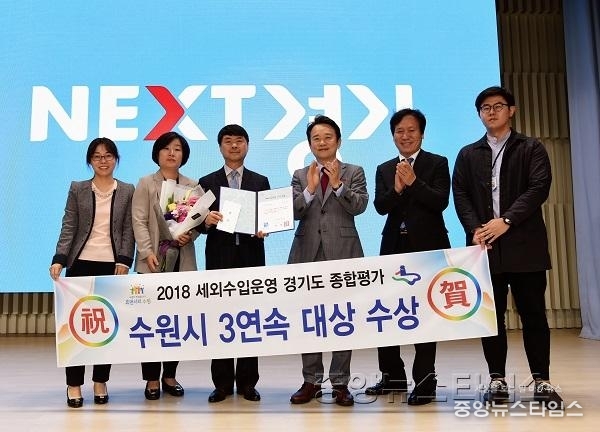 수원시, 경기도 주관 _2018 세외수입 운영 종합평가_에서 대상.JPG