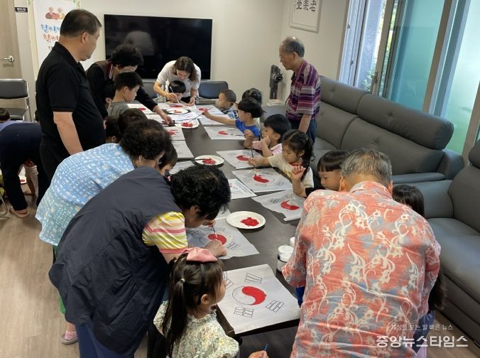 어린이집 연계 태극기 만들기 수업