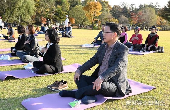 양주시 옥정1동 지역문화발전협의회, 시승격 20주년 기념 ‘2023년 회암사지 노을명상 페스타 행사’성료
