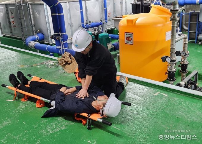 남동구 도시관리공단, 밀폐공간 긴급 구조훈련 실시