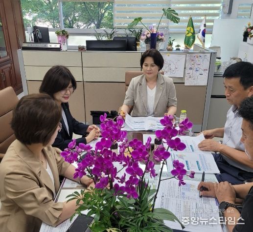 광주시의회 조예란 의원, 건축물 사전 지적측량 필요성 관련 한국국토정보공사와 간담회 개최
