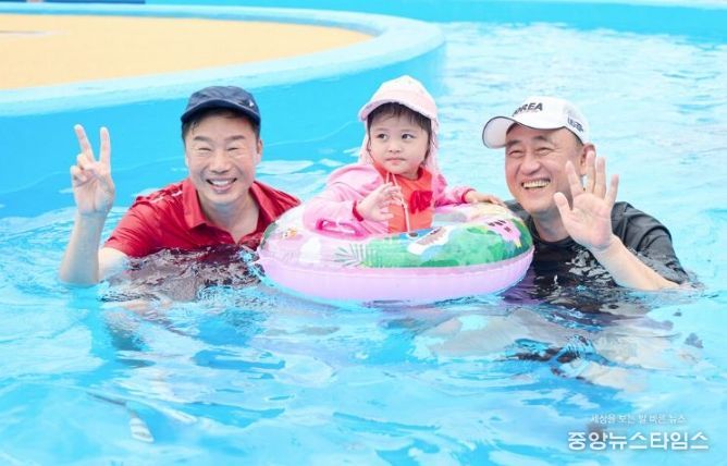 오학동 남한강둔치 물놀이장