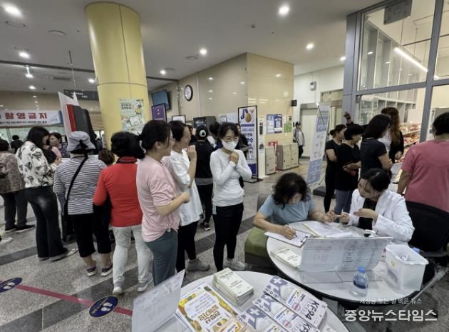 시흥시 능곡행복건강센터, 찾아가는 건강홍보관 운영