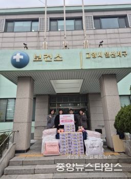 ‘포근포근 온정(溫情) 나눔’사업 관련 사임당실버케어 후원 기념 촬영