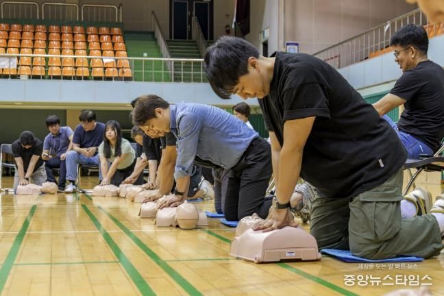 양주도시공사, 직원 대상 ‘구조 및 응급처치’ 교육 실시