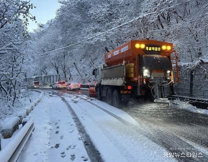 파주시, 겨울철 도로제설평가 최우수 기관 선정