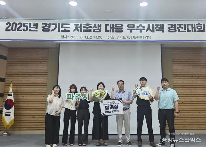 파주시,‘경기도 저출생 대응 우수시책 경진대회’장려상 수상