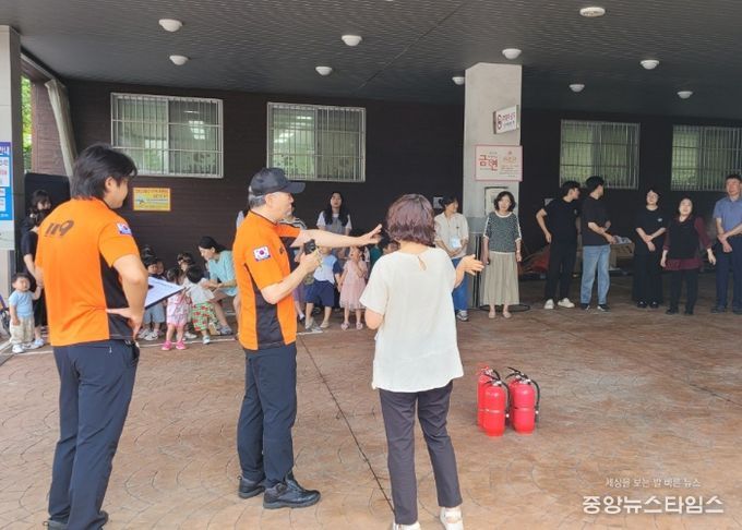 고양시 중산1동, 화재·응급 상황 대비 합동소방훈련 실시