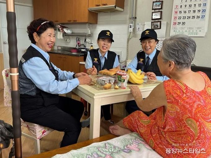 파주시 광탄면 실버경찰대, 독거노인의 든든한 이웃