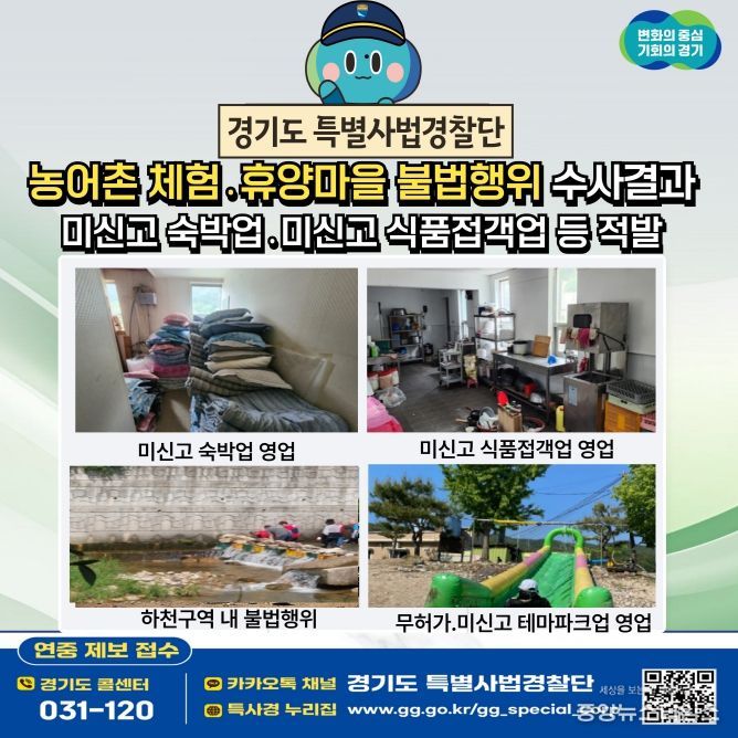 농촌체험마을 불법행위 적발