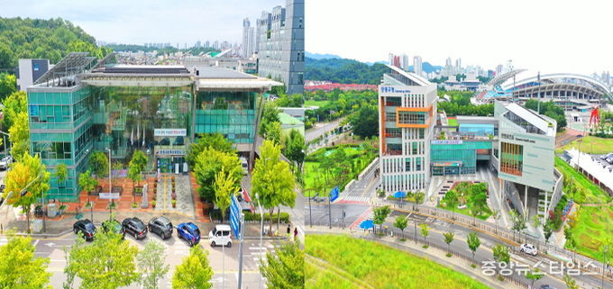 상록수보건소(왼쪽 사진)·단원보건소(오른쪽 사진) 전경