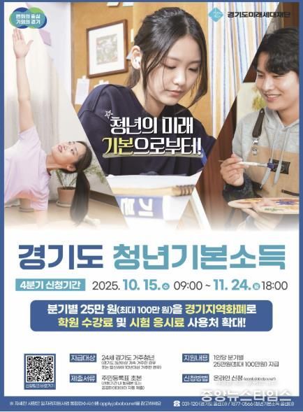 여주시, 25년 ‘4분기 청년기본소득’ 10월 15일부터 신청접수