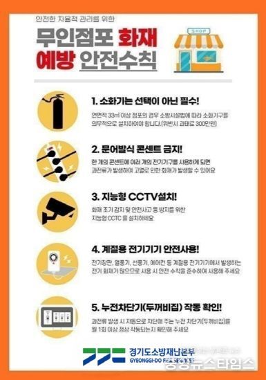 무인점포 화재예방 안전수칙