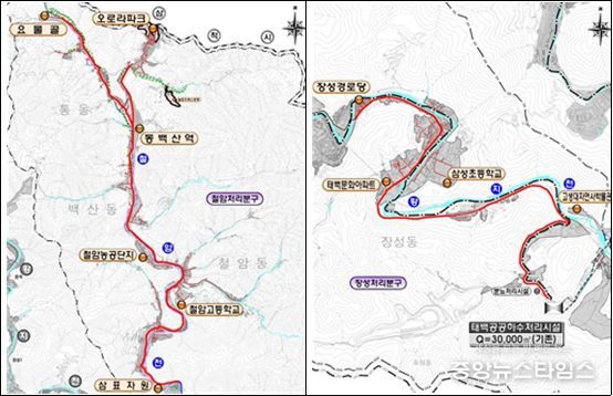 태백시, 철암·장성2분구 하수관로 정비사업 본격 추진