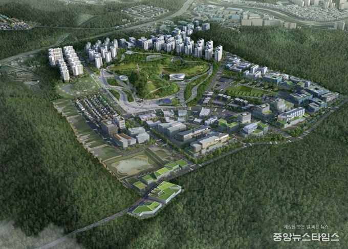 박달스마트시티 조감도.(안양시 제공)