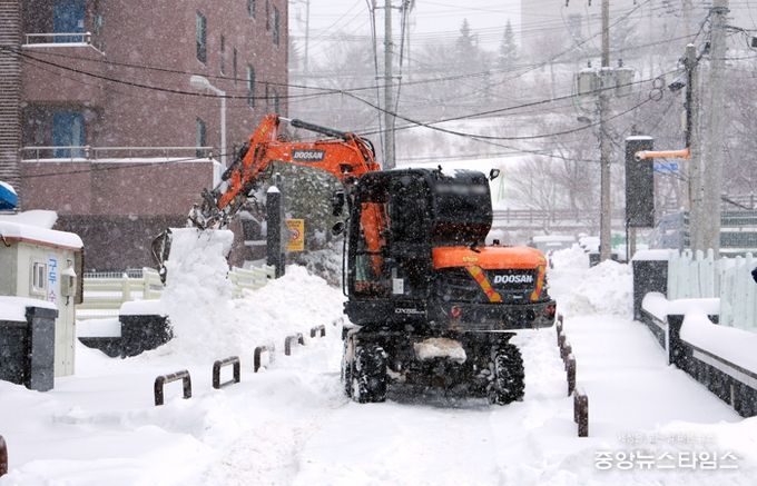 태백시, 2025~2026 동절기 도로 제설 종합대책 본격 가동