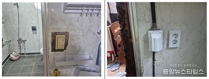 철원군 ㈜희성 관내 저소득가구 전기개보수 실시